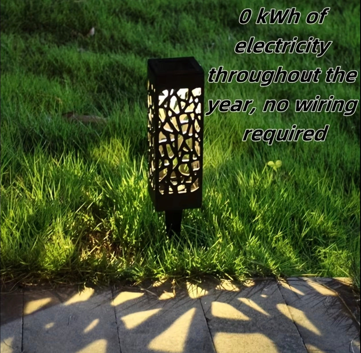Solar Hollow Lawn Lights