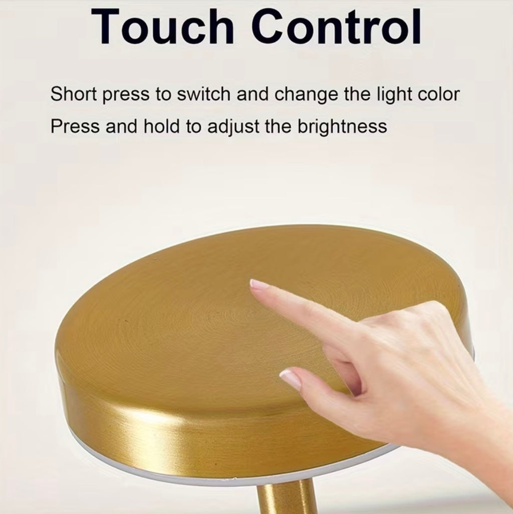 European metal touch lamp