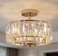 Crystal Golden Pendant Ceiling Light