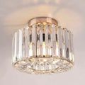 Crystal Chandelier Semi-Embedded Ceiling Light