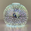 Fireworks Spherical Glass Pendant