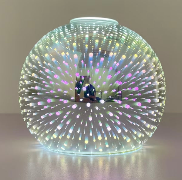 Fireworks Spherical Glass Pendant