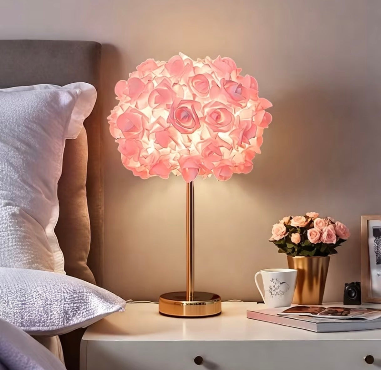 Rose lamp light